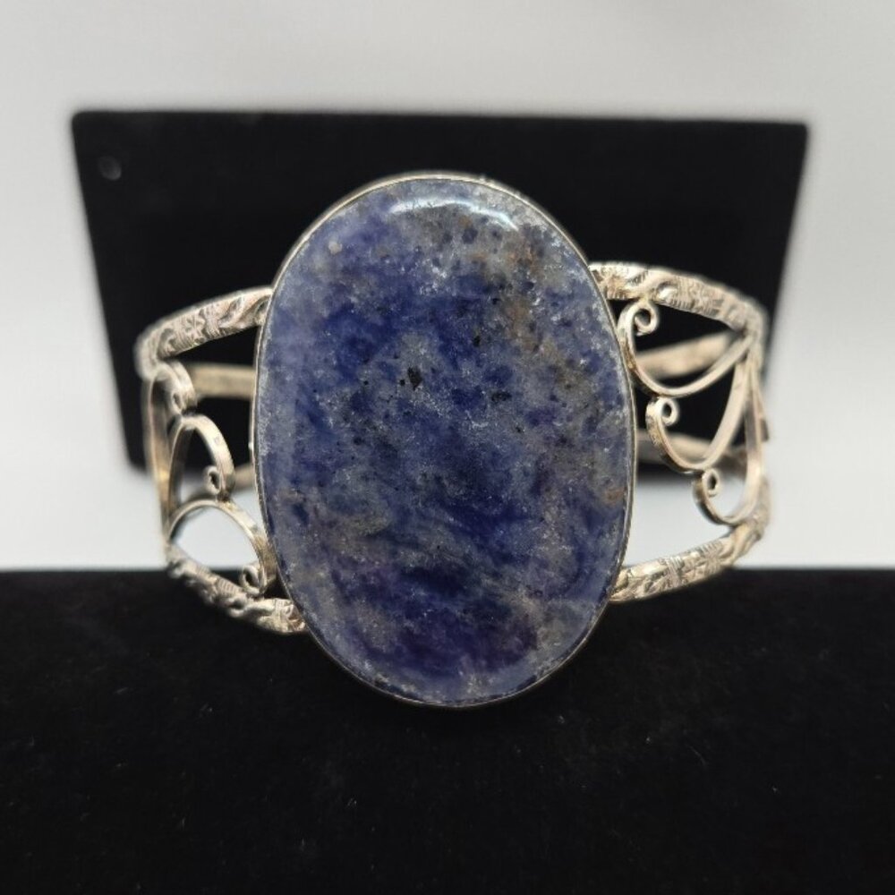 925 Sodalite Stone Bracelet # 777